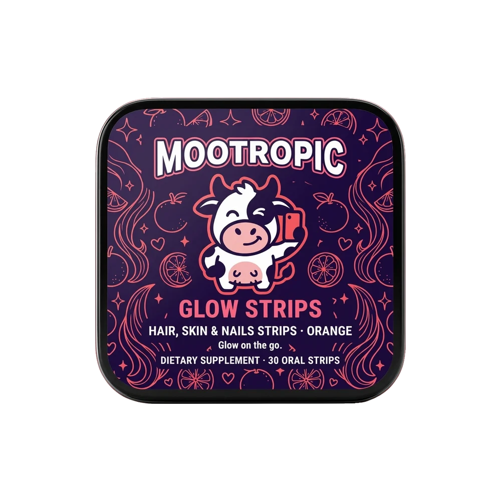 Glow Strips — Hair, Skin & Nails Strips · Orange