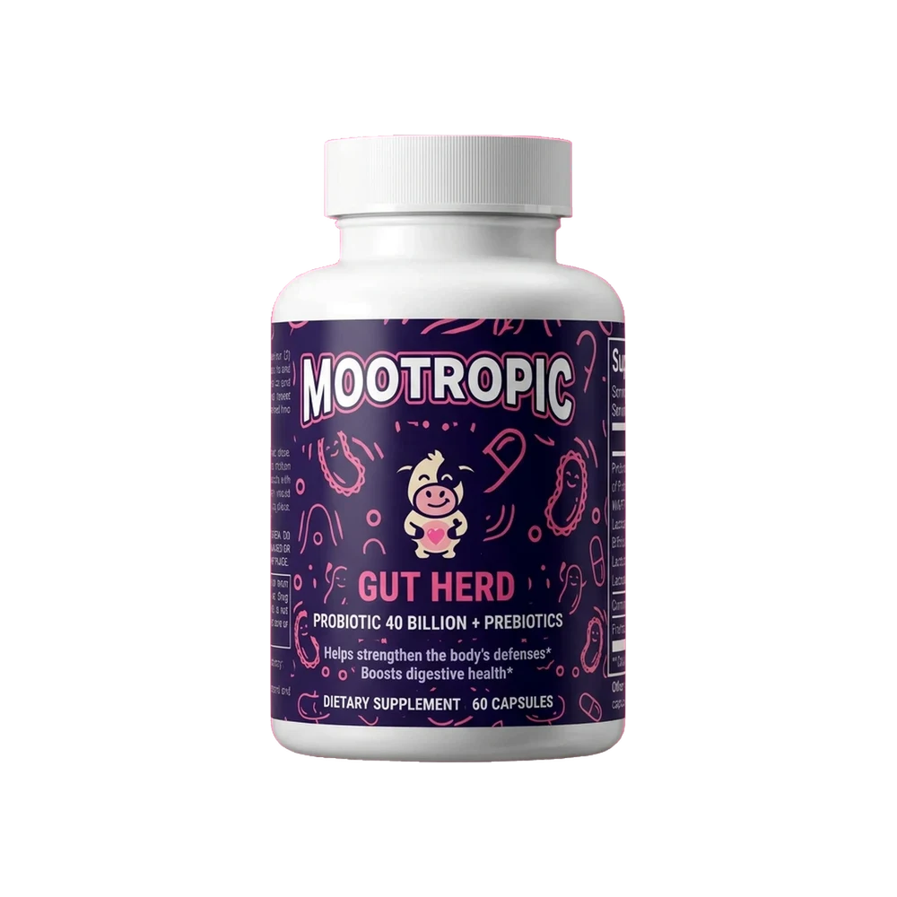 Gut Herd โ Probiotic 40 Billion + Prebiotics