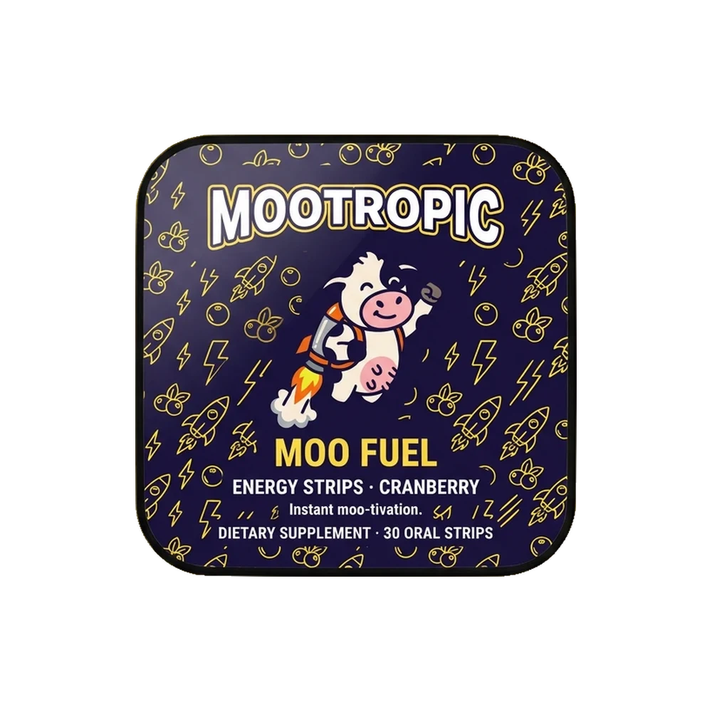 Moo Fuel — Energy Strips · Cranberry