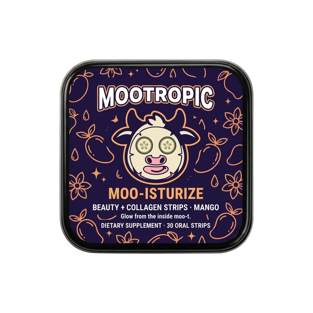 Moo-isturize — Beauty + Collagen Strips · Mango