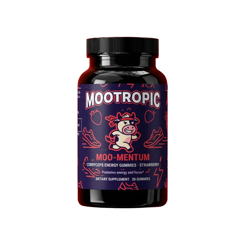 Moo-mentum — Cordyceps Energy Gummies · Strawberry