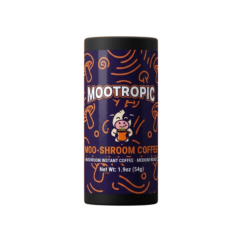 Moo-shroom Coffee โ Lion's Mane + Chaga Instant Coffee
