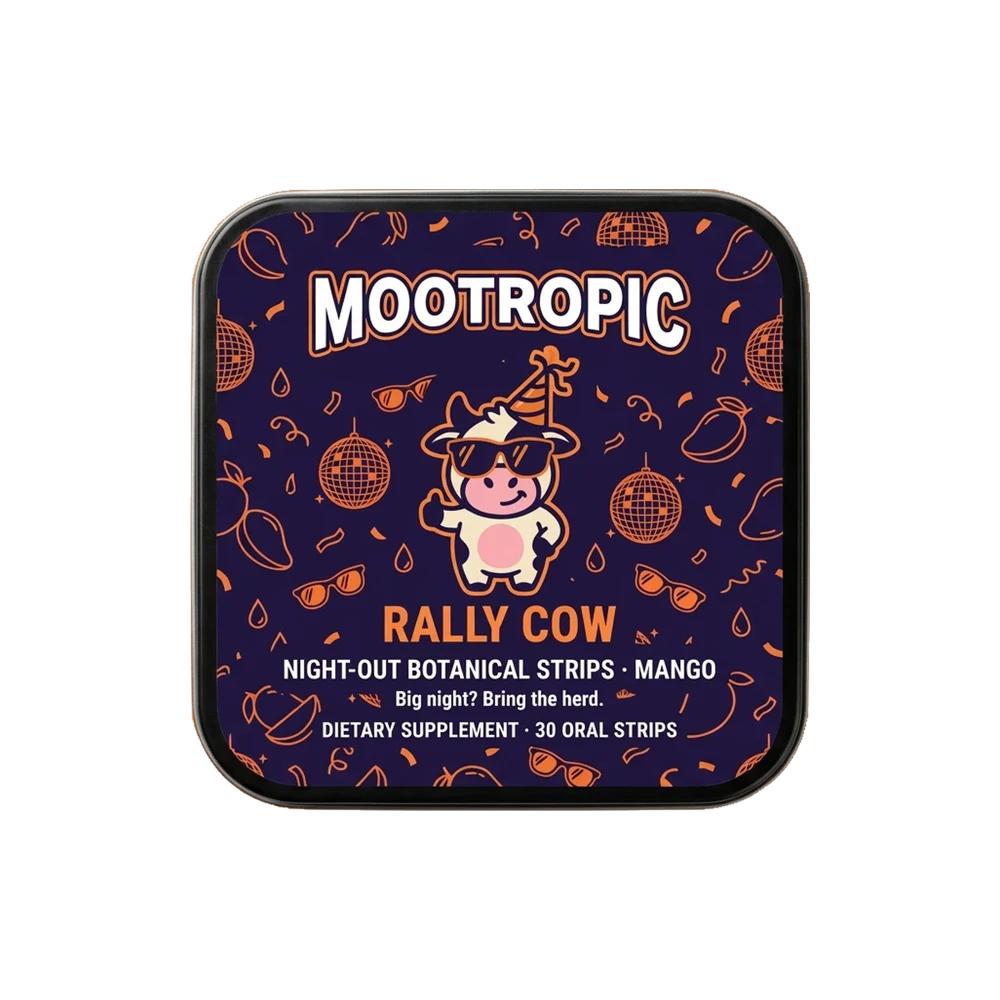 Rally Cow — Night-Out Botanical Strips · Mango