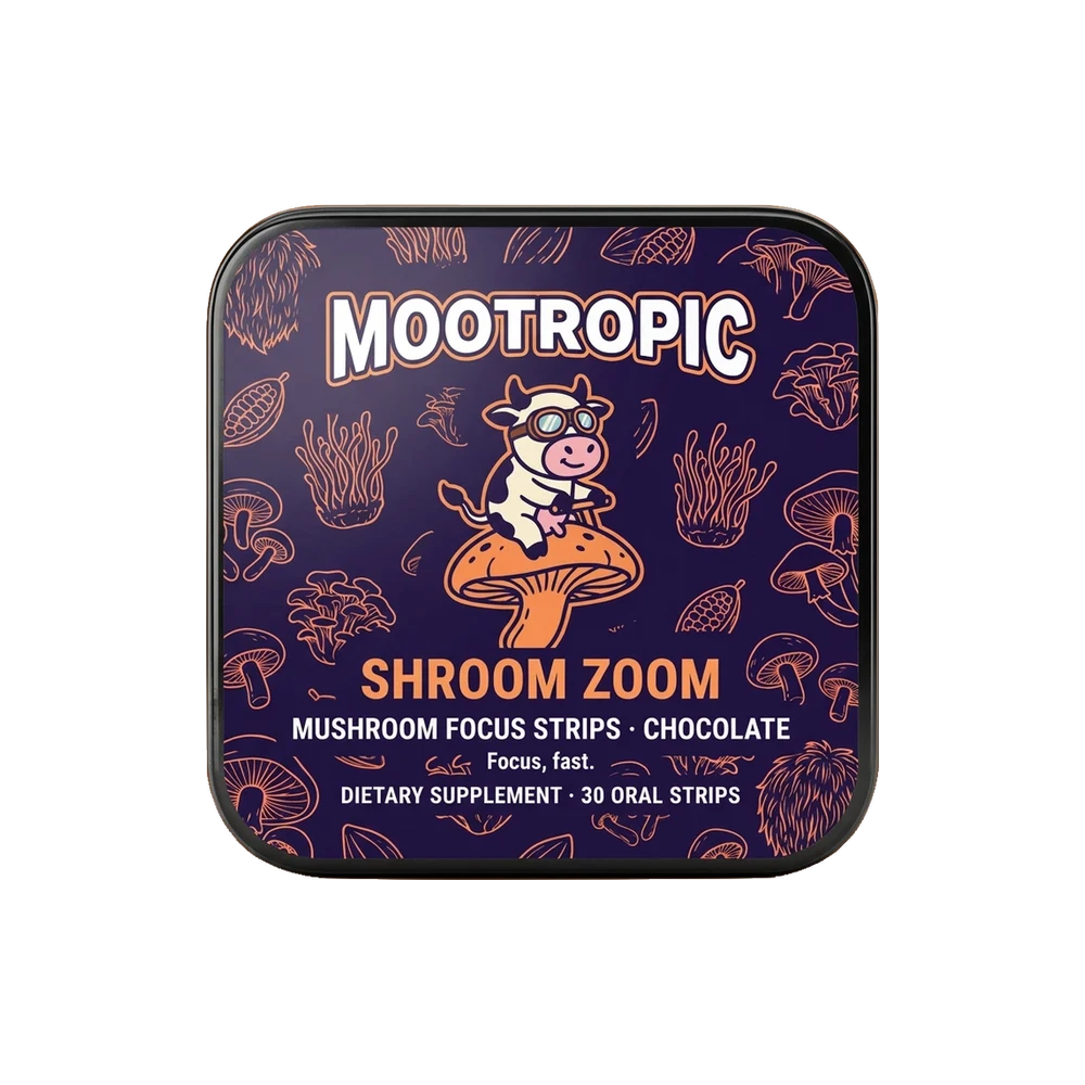 Shroom Zoom — Mushroom Focus Strips · Chocolate