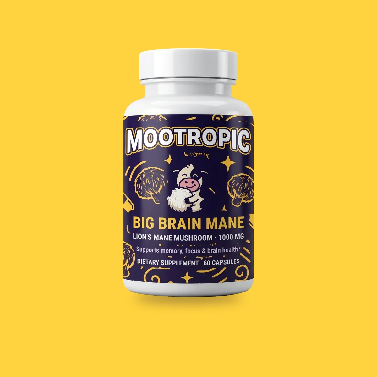 Big Brain Mane — Lion's Mane Mushroom · 1000 mg