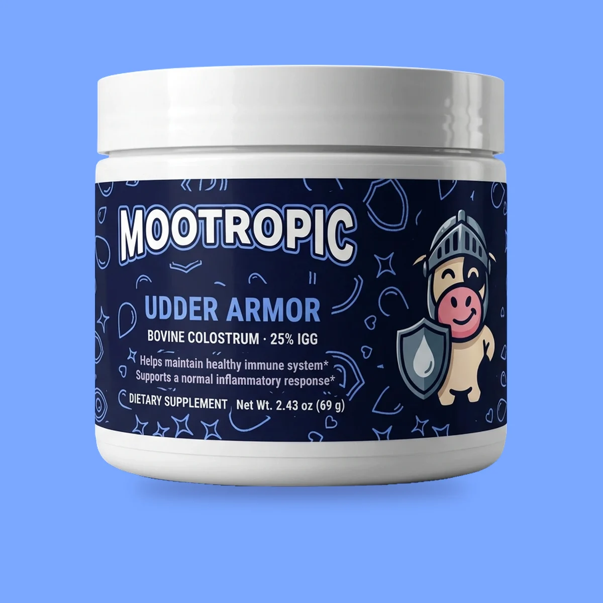 Udder Armor — Bovine Colostrum · 25% IgG